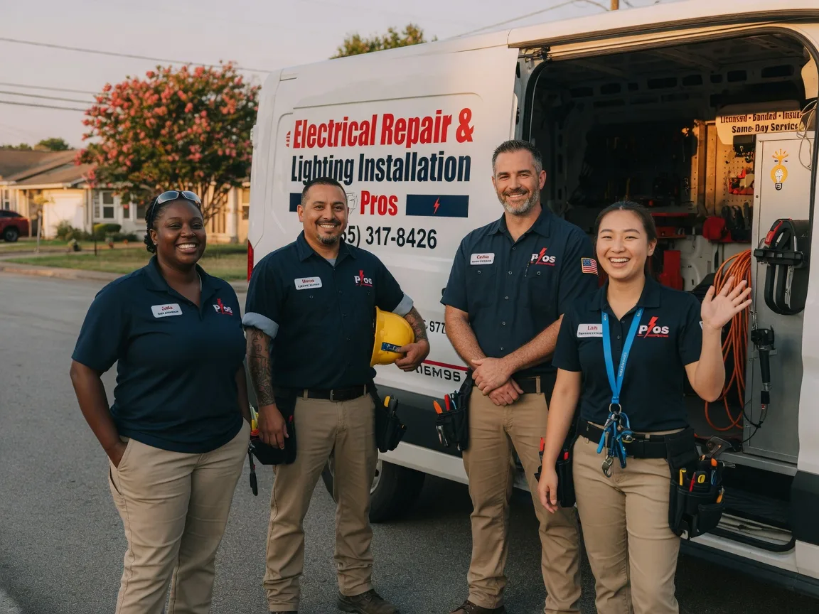 Licensed Electrician company in Riesel, TX